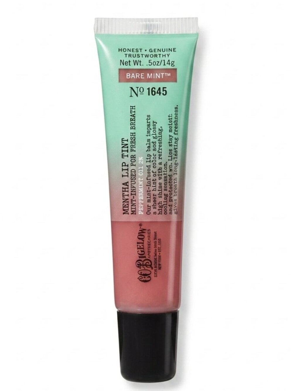 Retired Sealed C.O. Bigelow Mentha Lip Tint Bare Mint # 1645
